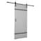 Renin 36 in. x 84 in. Easy-Build Ready to Assemble Authentic Cross-Brace Barn Door Kit BD069W01BW1BWE36084 - alternate 2
